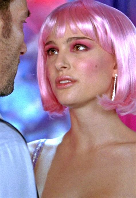 natalie portman pink hair|natalie portman curtsy.